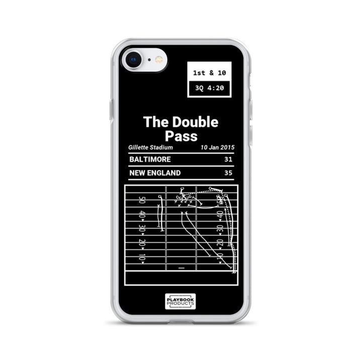 New England Patriots Greatest Plays iPhone Case: The Double Pass (2015)
