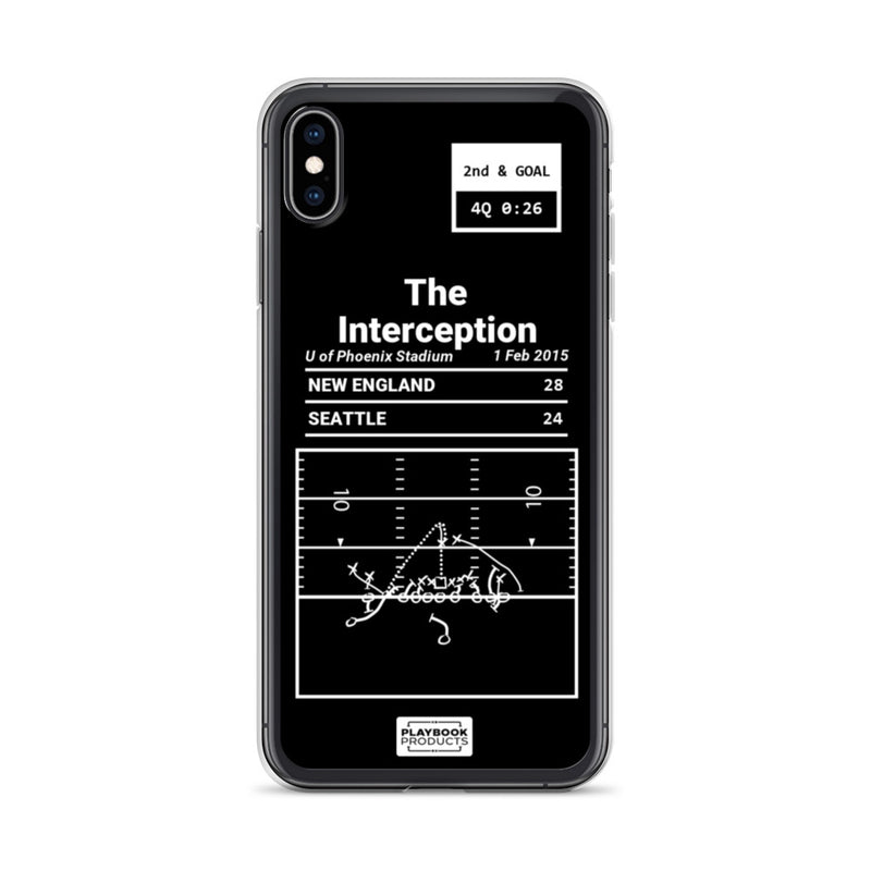 Greatest Patriots Plays iPhone Case: The Interception (2015)