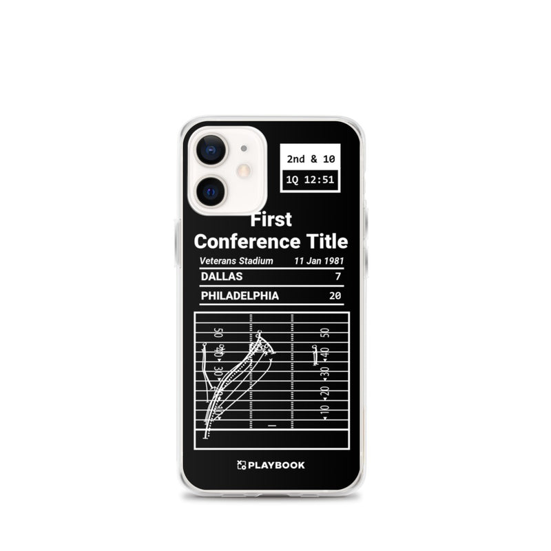 Greatest Eagles Plays iPhone Case: First Conference Title (1981)