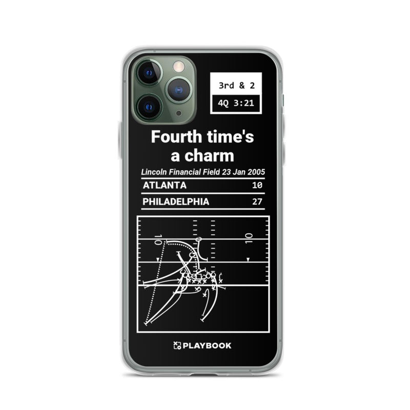 Greatest Eagles Plays iPhone Case: Fourth time&