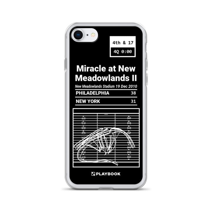 Philadelphia Eagles Greatest Plays iPhone Case: Miracle at New Meadowlands II (2010)