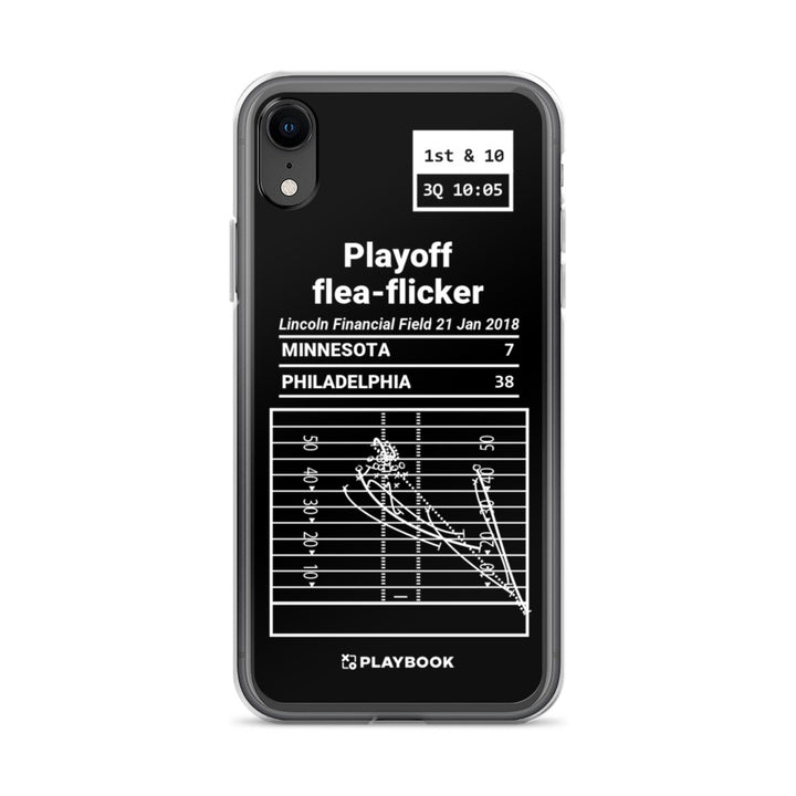 Philadelphia Eagles Greatest Plays iPhone Case: Playoff flea-flicker (2018)