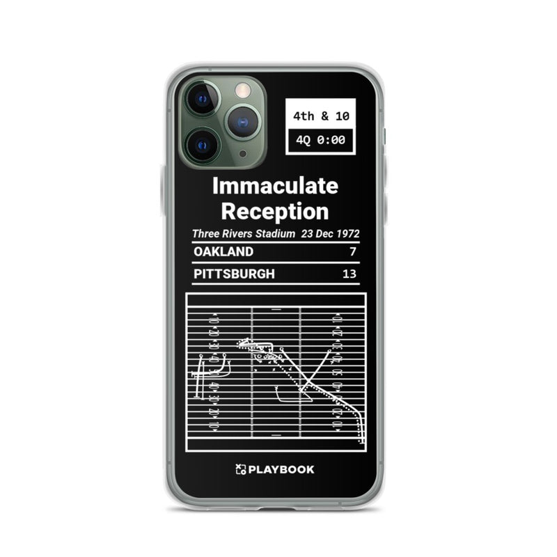 Greatest Steelers Plays iPhone Case: Immaculate Reception (1972)