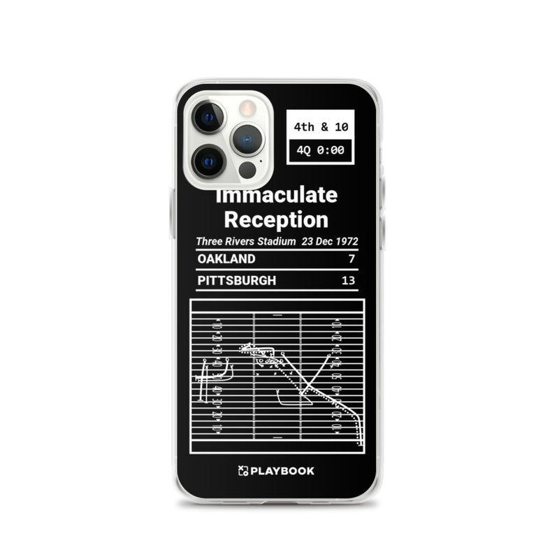 Greatest Steelers Plays iPhone Case: Immaculate Reception (1972)