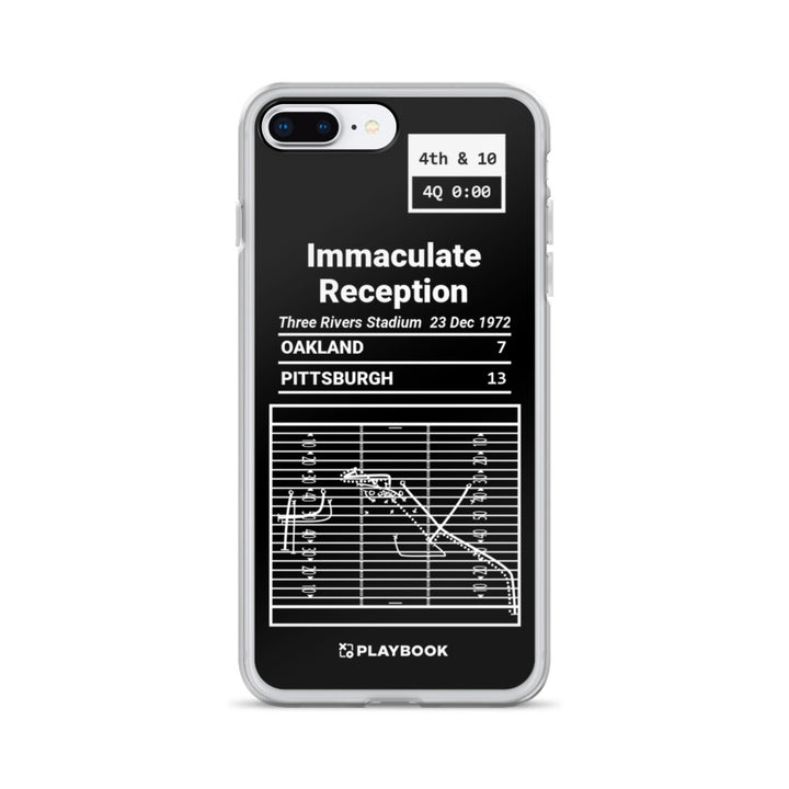 Pittsburgh Steelers Greatest Plays iPhone Case: Immaculate Reception (1972)