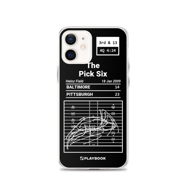Pittsburgh Steelers Greatest Plays iPhone Case: The Pick Six (2009)