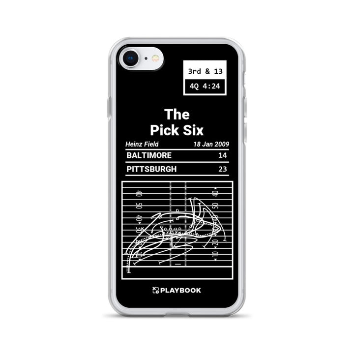Pittsburgh Steelers Greatest Plays iPhone Case: The Pick Six (2009)