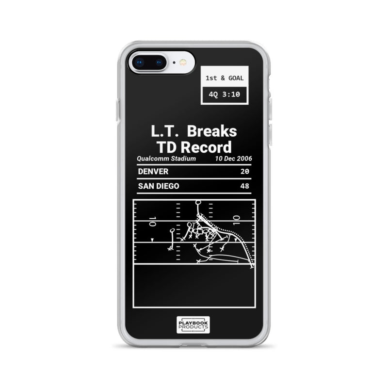 Greatest Chargers Plays iPhone Case: L.T.  Breaks TD Record (2006)