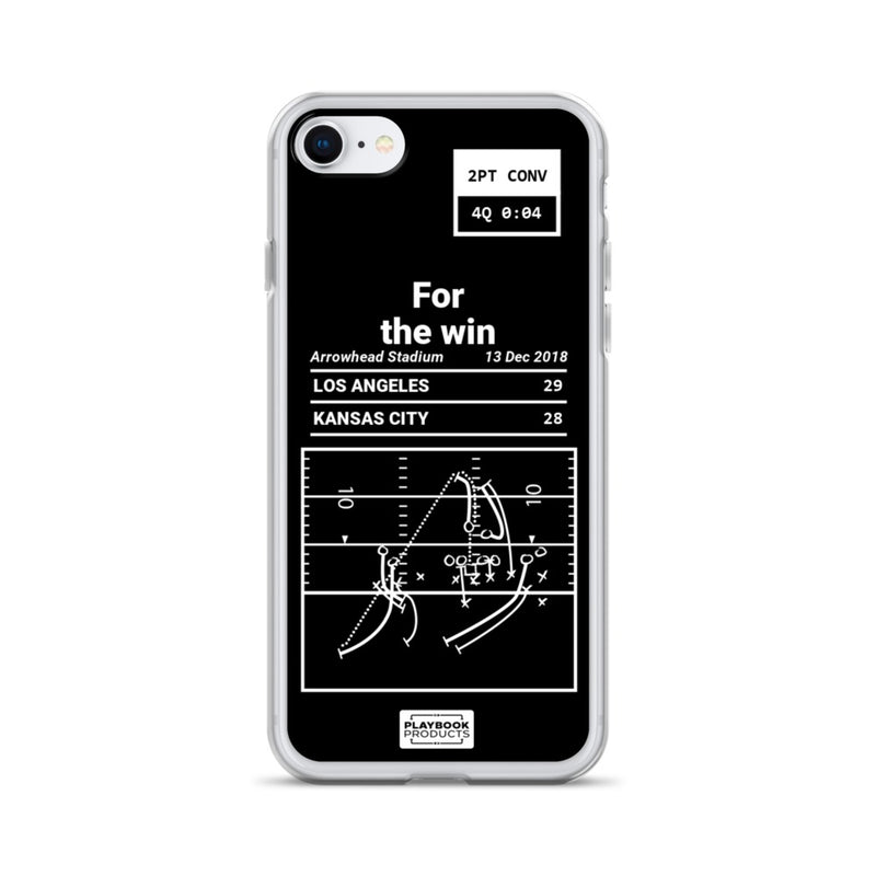 Greatest Chargers Plays iPhone Case: For the win (2018)