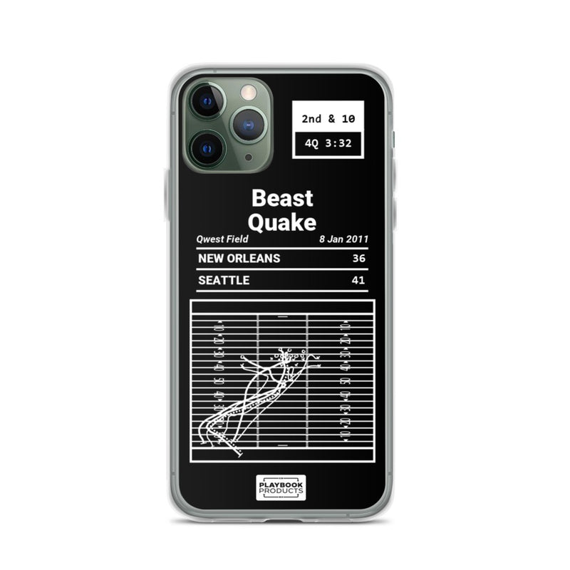 Greatest Seahawks Plays iPhone Case: Beast Quake (2011)