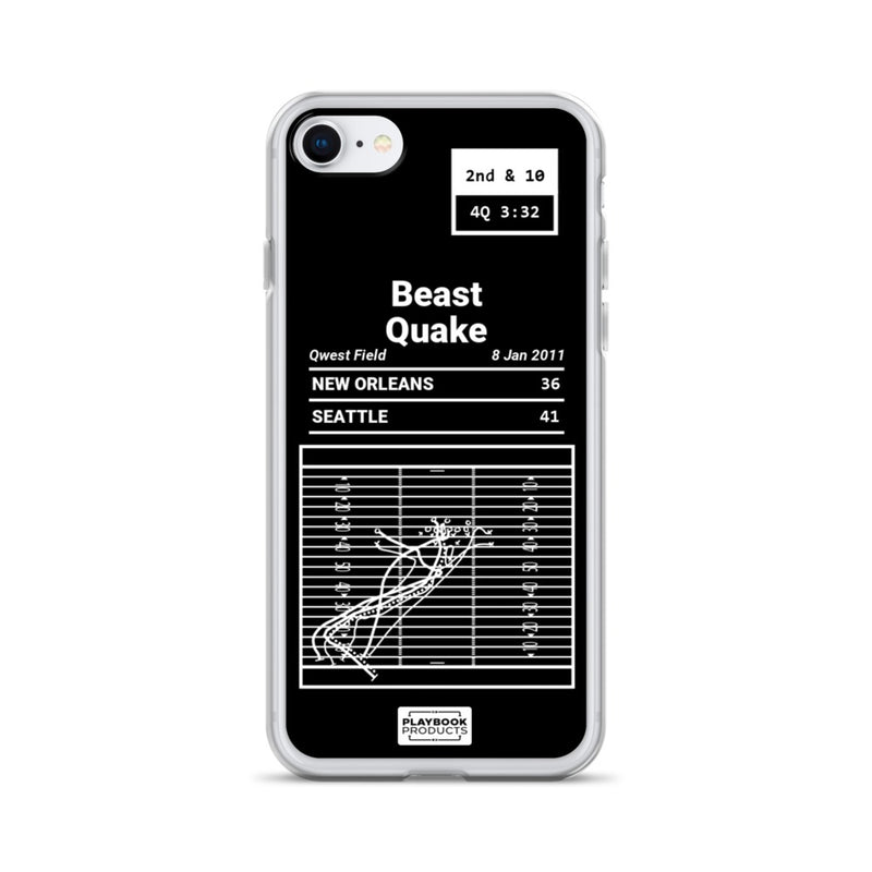Greatest Seahawks Plays iPhone Case: Beast Quake (2011)
