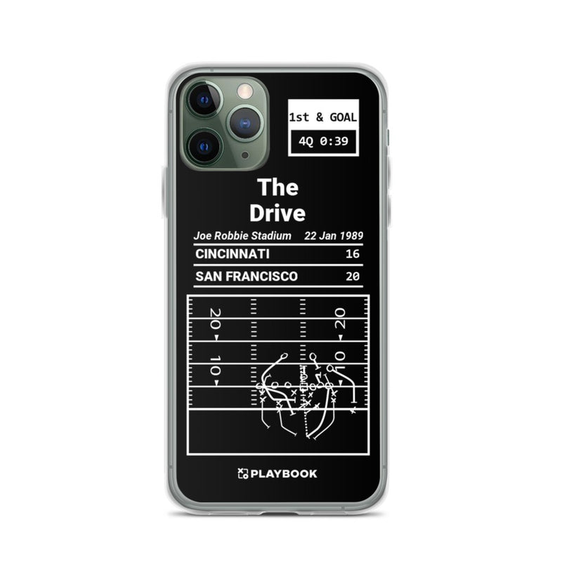 Greatest 49ers Plays iPhone Case: The Drive (1989)