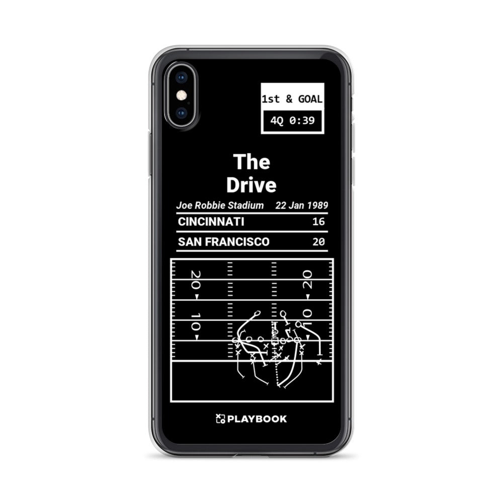 San Francisco 49ers Greatest Plays iPhone Case: The Drive (1989)