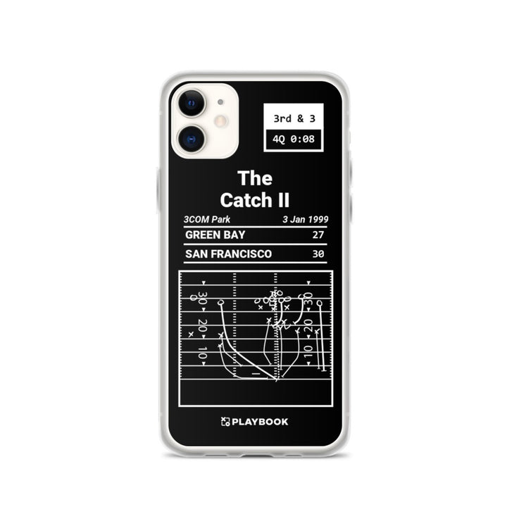 San Francisco 49ers Greatest Plays iPhone Case: The Catch II (1999)