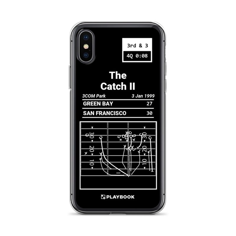 Greatest 49ers Plays iPhone Case: The Catch II (1999)