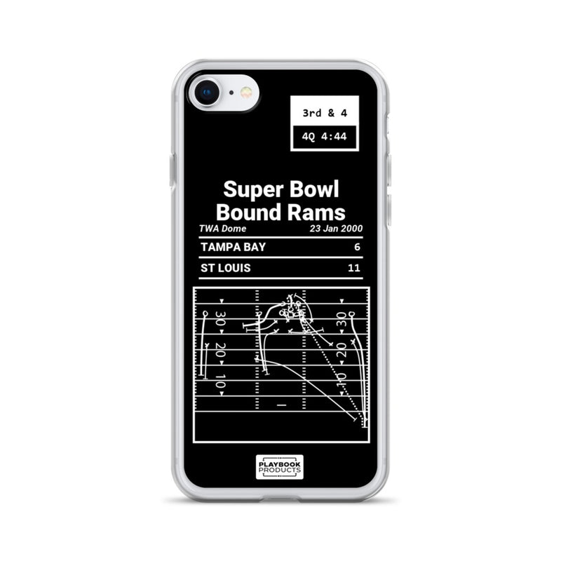 Greatest Rams Plays iPhone Case: Super Bowl Bound Rams (2000)