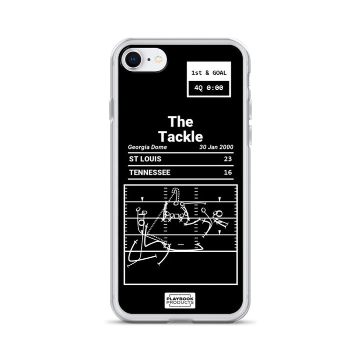 St. Louis Rams Greatest Plays iPhone Case: The Tackle (2000)