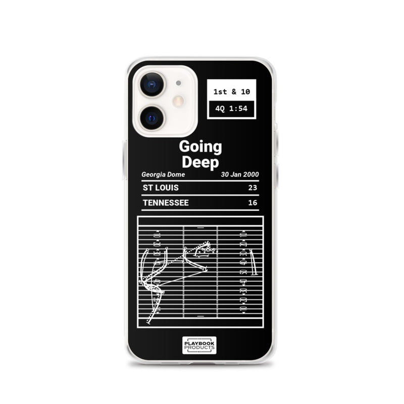 Greatest Rams Plays iPhone Case: Going Deep (2000)