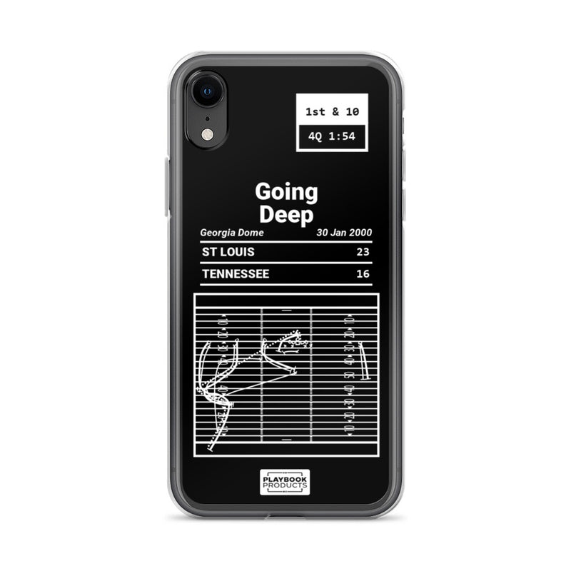 Greatest Rams Plays iPhone Case: Going Deep (2000)