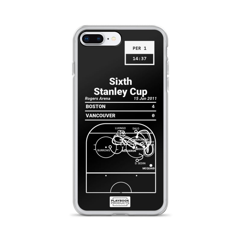 Greatest Bruins Plays iPhone Case: Sixth Stanley Cup (2011)