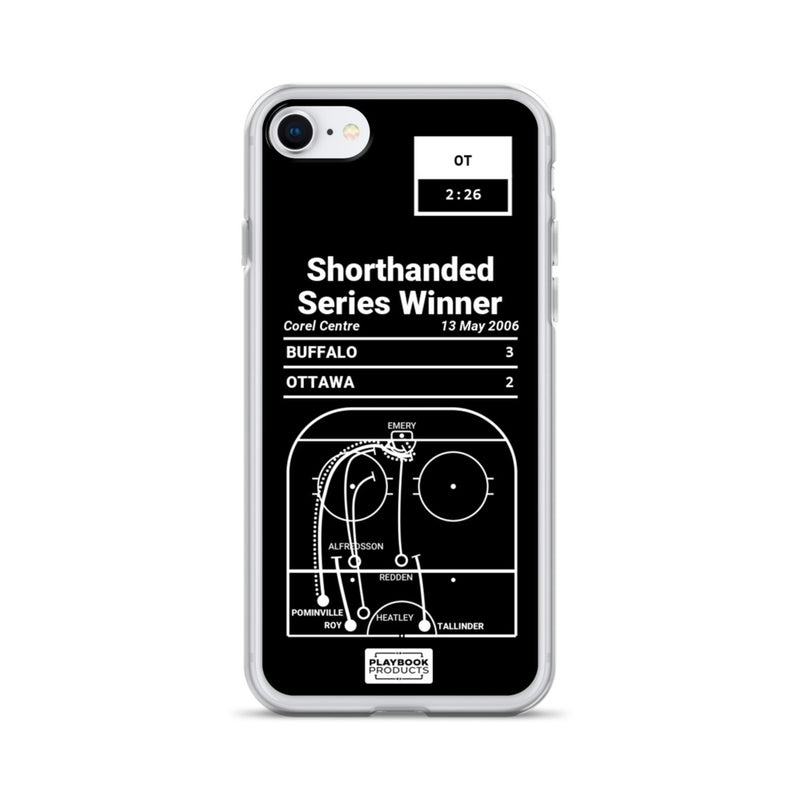 Greatest Sabres Plays iPhone Case: Shorthanded Series Winner (2006)