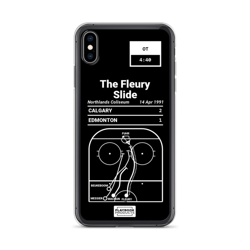 Greatest Flames Plays iPhone Case: The Fleury Slide (1991)