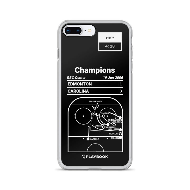 Carolina Hurricanes Greatest Goals iPhone Case: Champions (2006)