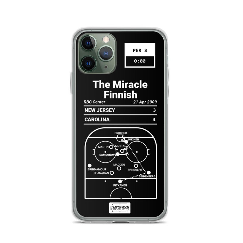 Greatest Hurricanes Plays iPhone Case: The Miracle Finnish (2009)