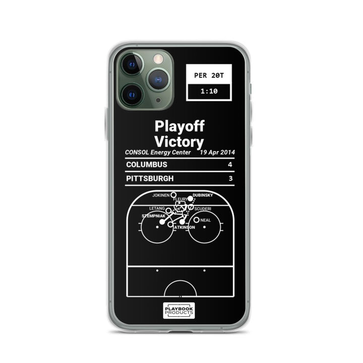 Columbus Blue Jackets Greatest Goals iPhone Case: Playoff Victory (2014)