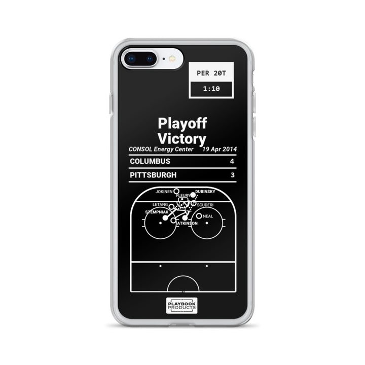 Columbus Blue Jackets Greatest Goals iPhone Case: Playoff Victory (2014)
