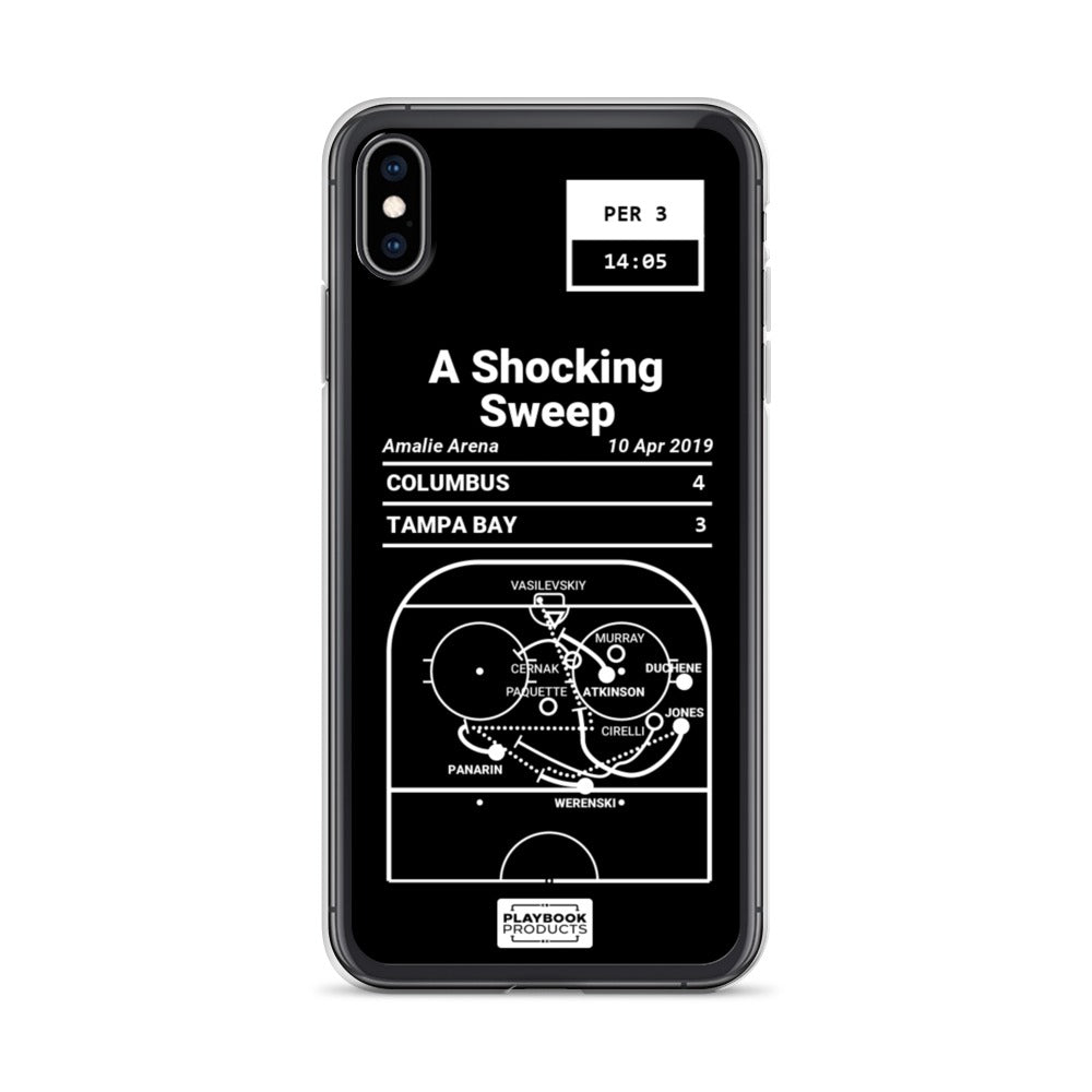 Columbus Blue Jackets Greatest Goals iPhone Case: A Shocking Sweep (2019)