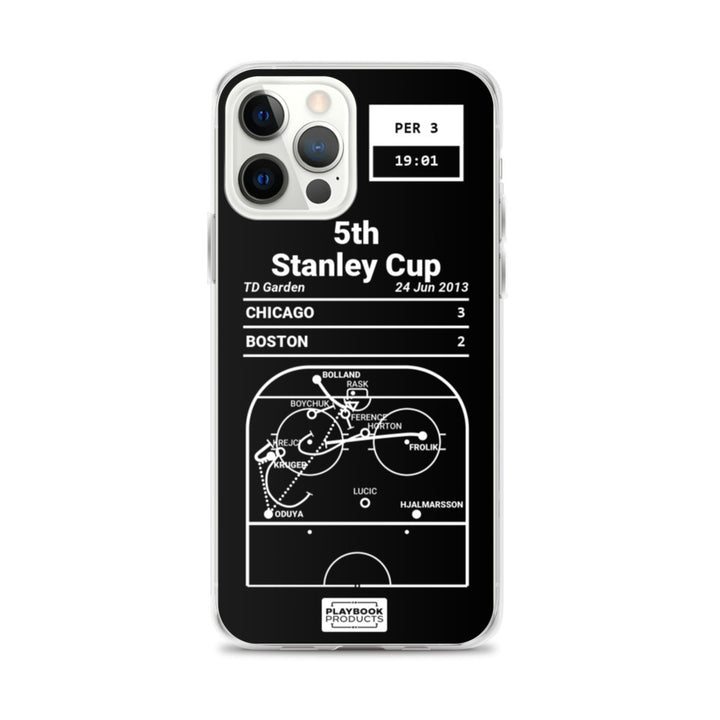 Chicago Blackhawks Greatest Goals iPhone Case: 5th Stanley Cup (2013)