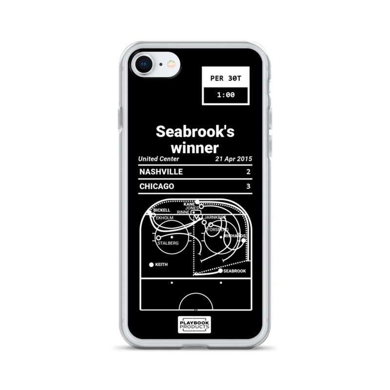 Greatest Blackhawks Plays iPhone Case: Seabrook&