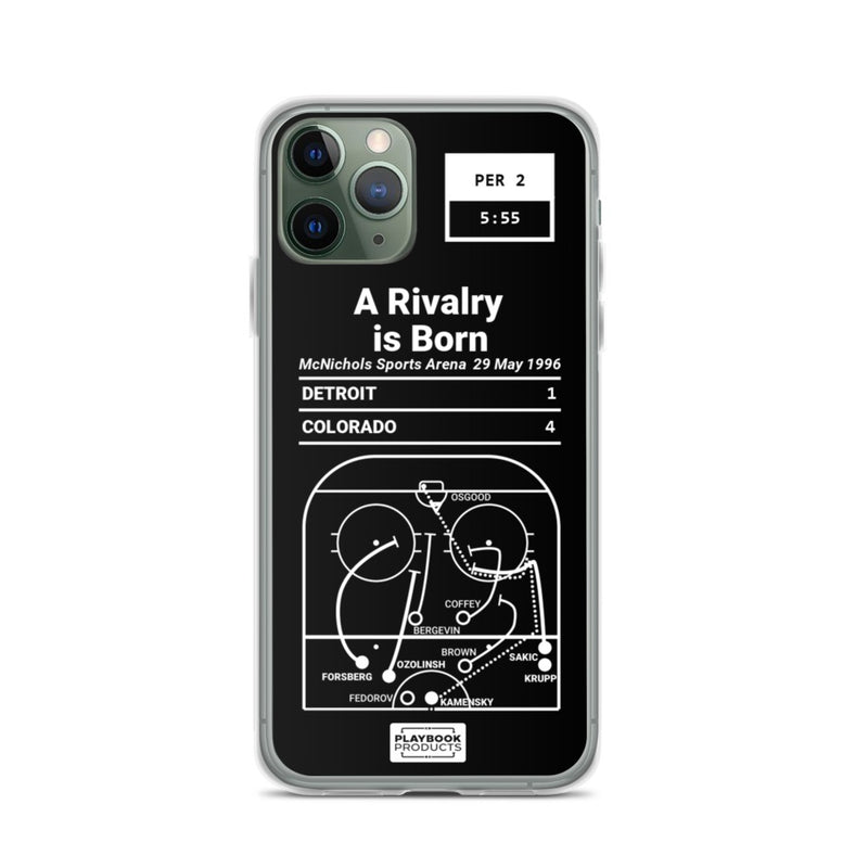 Greatest Avalanche Plays iPhone Case: A Rivalry is Born (1996)