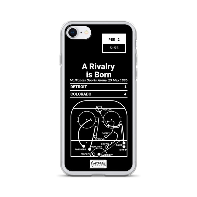 Greatest Avalanche Plays iPhone Case: A Rivalry is Born (1996)