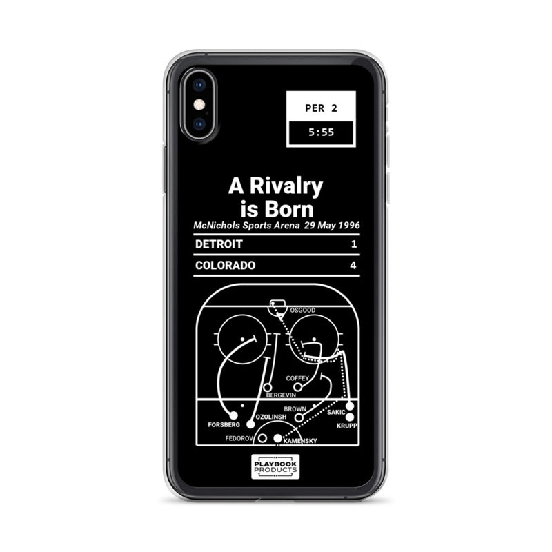 Greatest Avalanche Plays iPhone Case: A Rivalry is Born (1996)