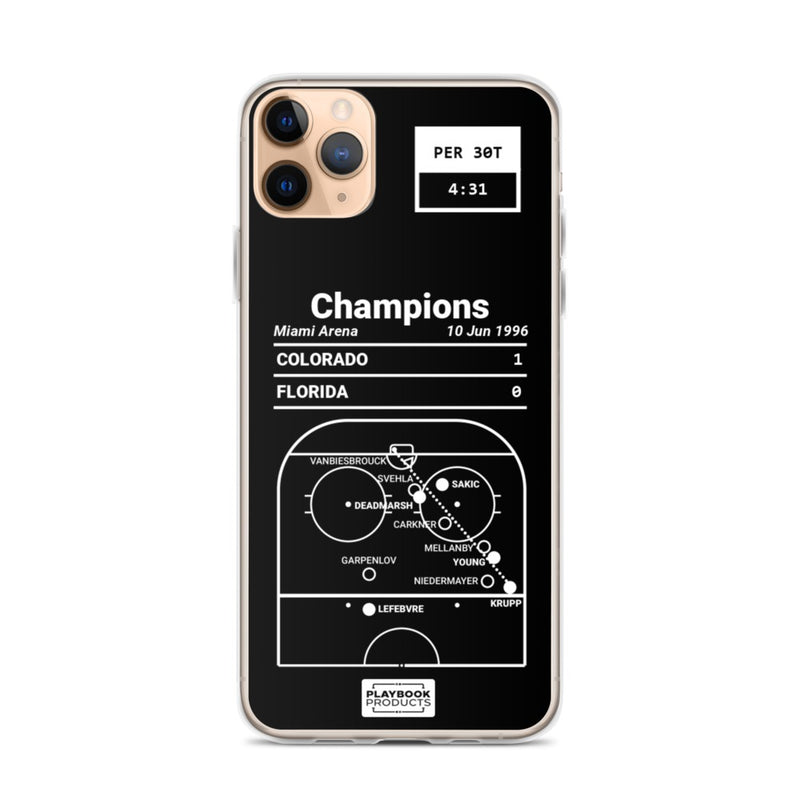 Greatest Avalanche Plays iPhone Case: Champions (1996)
