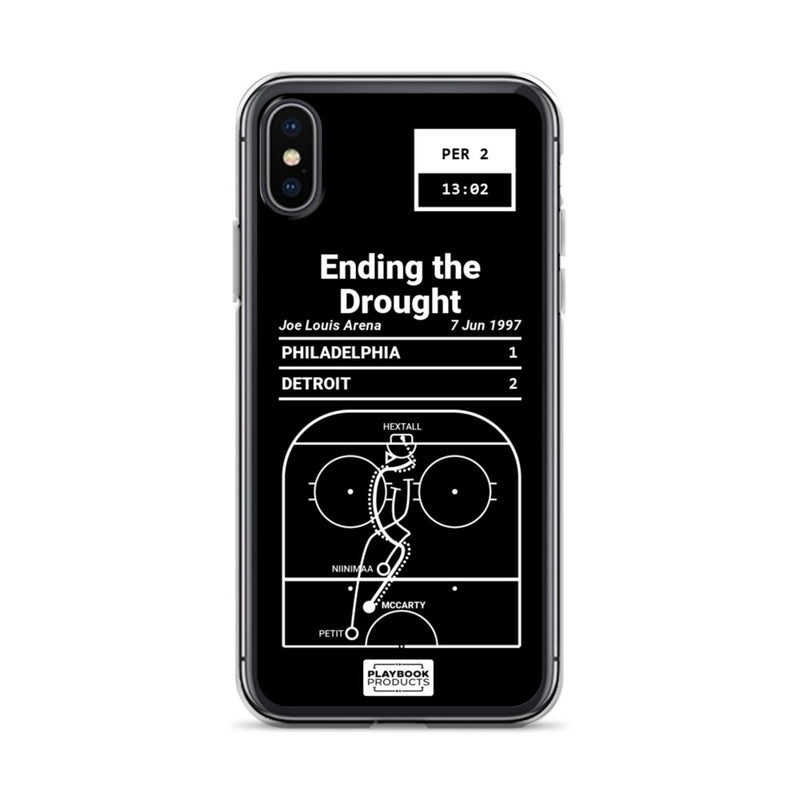 Greatest Red Wings Plays iPhone Case: Ending the Drought (1997)