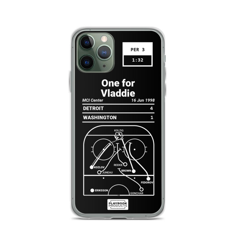 Greatest Red Wings Plays iPhone Case: One for Vladdie (1998)