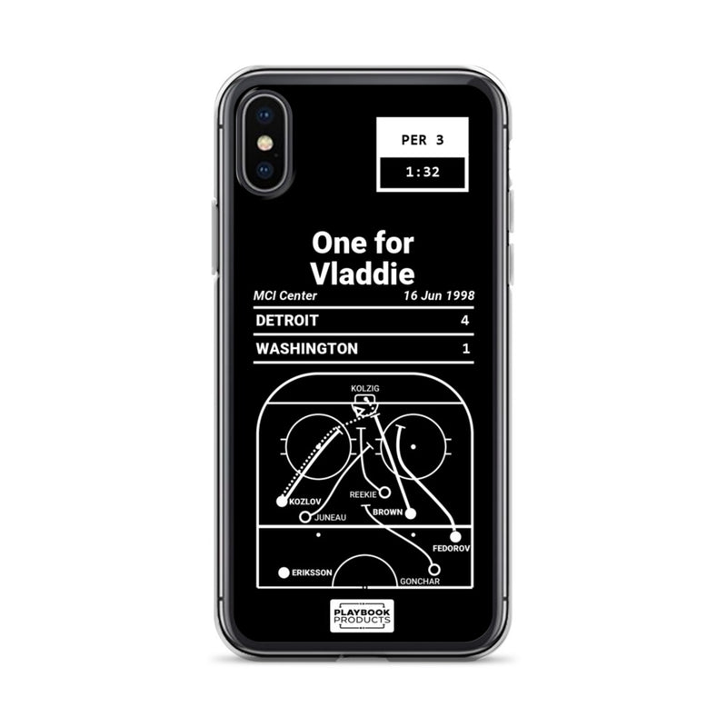 Greatest Red Wings Plays iPhone Case: One for Vladdie (1998)