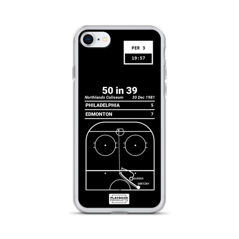Greatest Oilers Plays iPhone Case: 50 in 39 (1981)