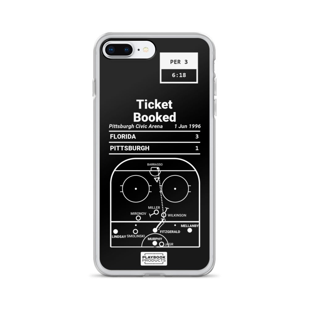 Florida Panthers Greatest Goals iPhone Case: Ticket Booked (1996)