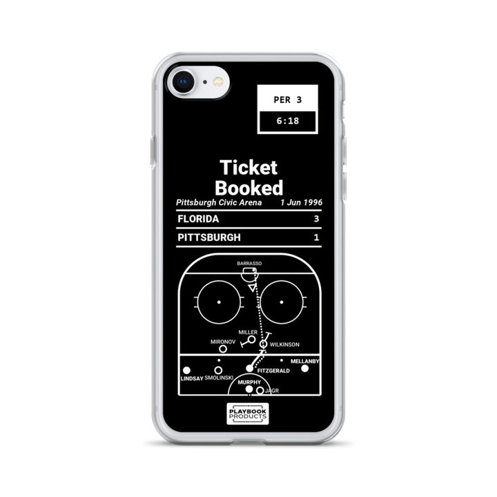 Florida Panthers Greatest Goals iPhone Case: Ticket Booked (1996)