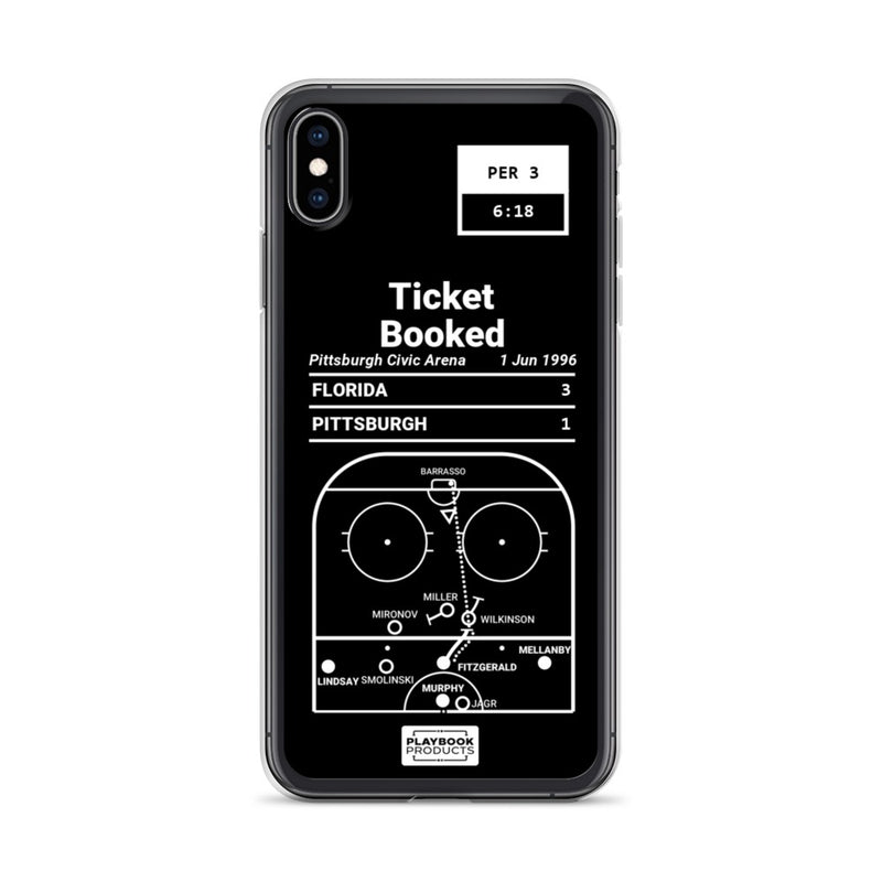 Greatest Panthers Plays iPhone Case: Ticket Booked (1996)