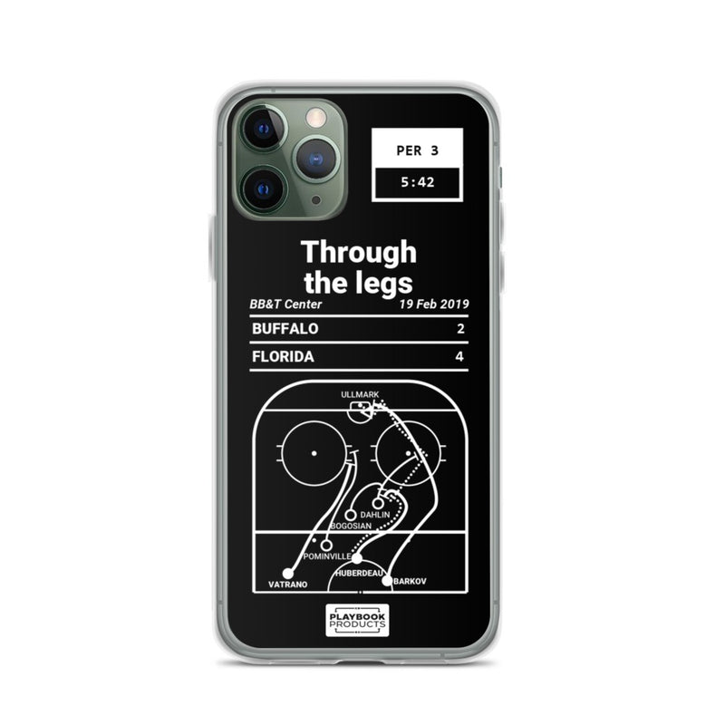 Greatest Panthers Plays iPhone Case: Through the legs (2019)