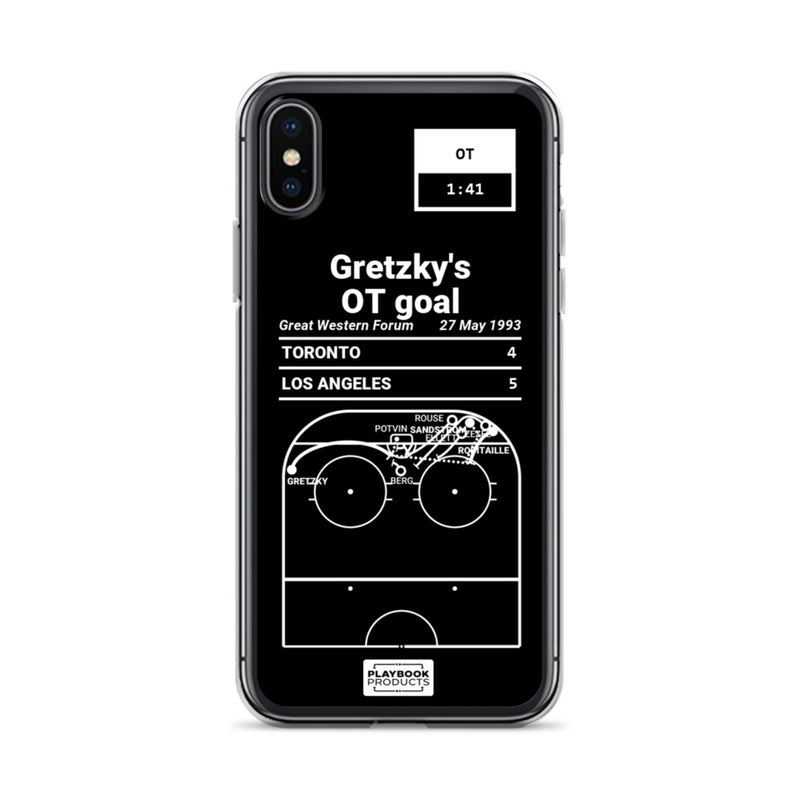 Greatest Kings Plays iPhone Case: Gretzky&