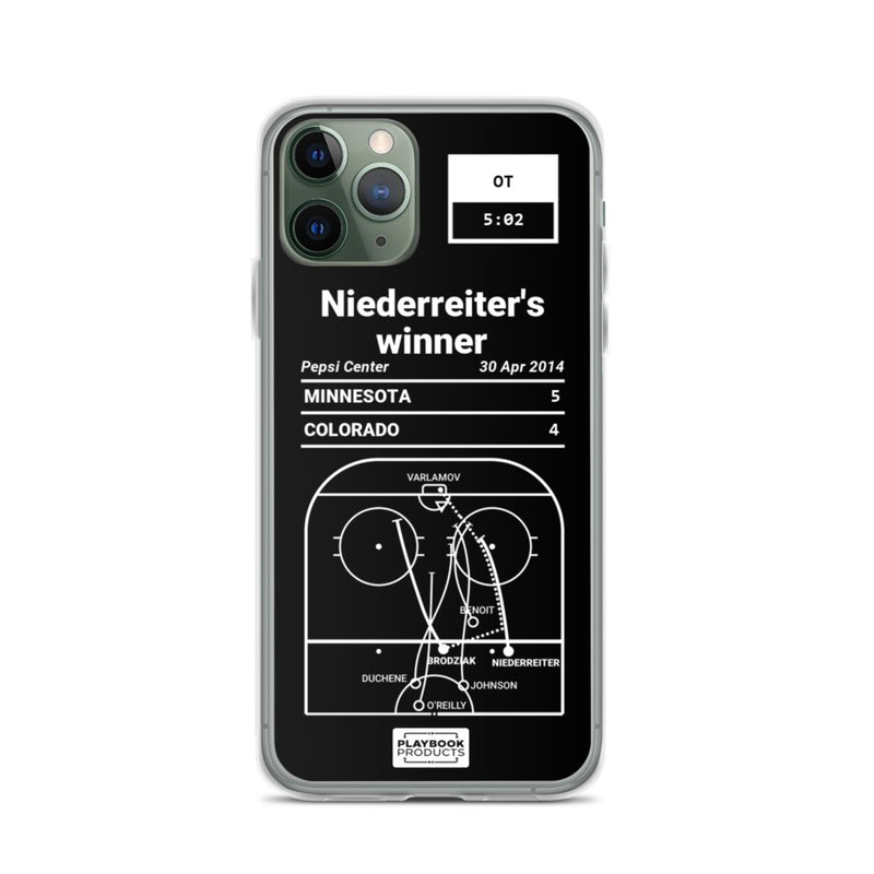 Greatest Wild Plays iPhone Case: Niederreiter&