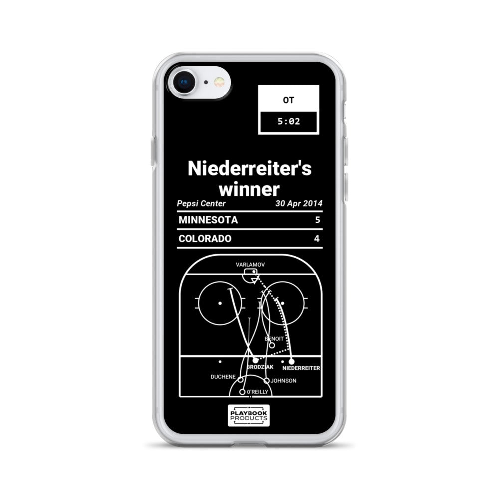 Minnesota Wild Greatest Goals iPhone Case: Niederreiter's winner (2014)