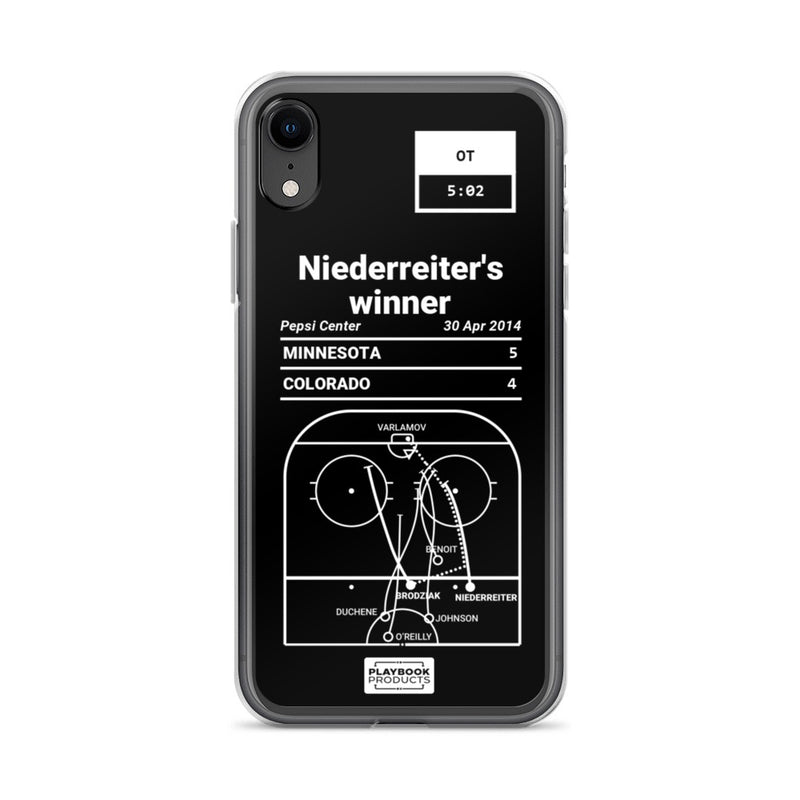 Greatest Wild Plays iPhone Case: Niederreiter&