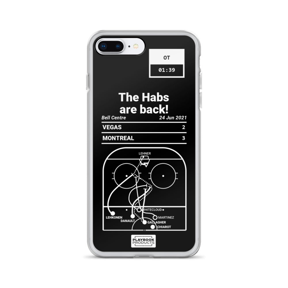 Montreal Canadiens Greatest Goals iPhone Case: The Habs are back! (2021)
